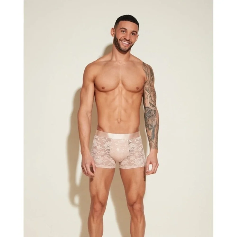 Cosabella Never Say Never Form Classic Trunk Sette Lace Boxer Brief Size XL